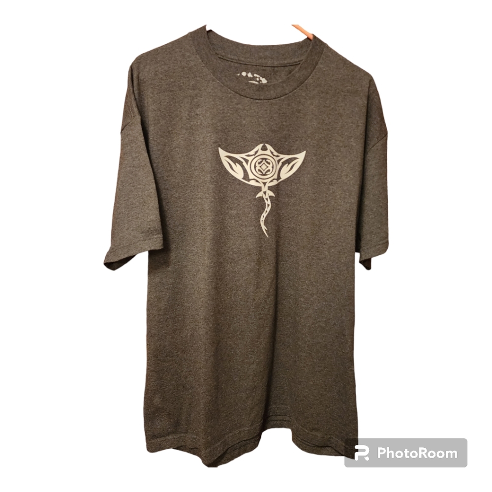 COPY - Maui Built Mens XL Tee Shirt charcoal gray